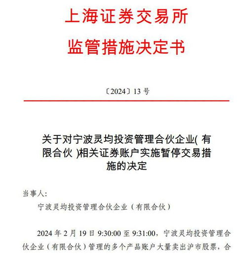 寧波靈均因違規交易受懲，信息技術咨詢服務行業秩序受關注